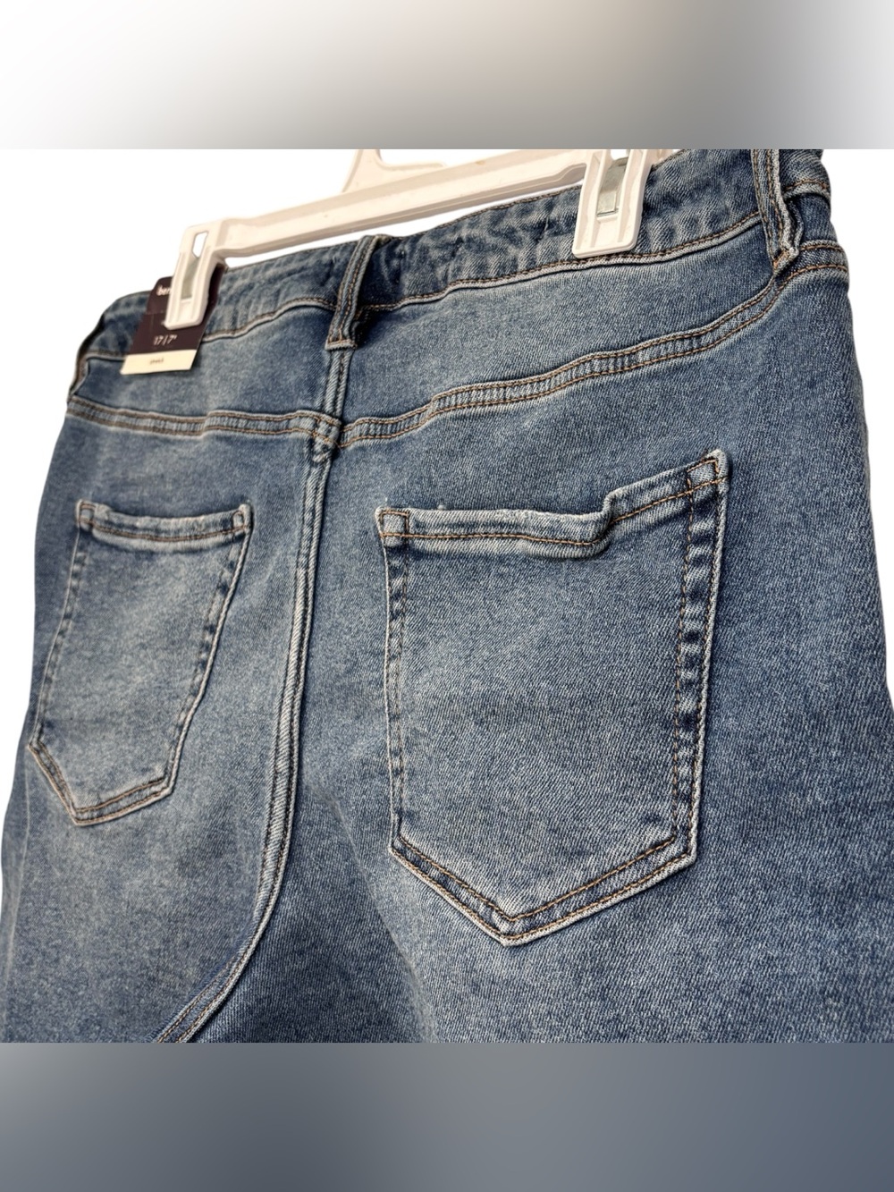 Ava & Viv NWT Blue Jean Denim Bermuda Shorts Size 17 Junior's - Picture 5 of 7